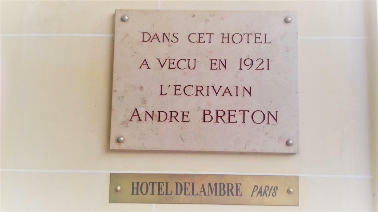 Hotel Delambre Paris Exterior foto